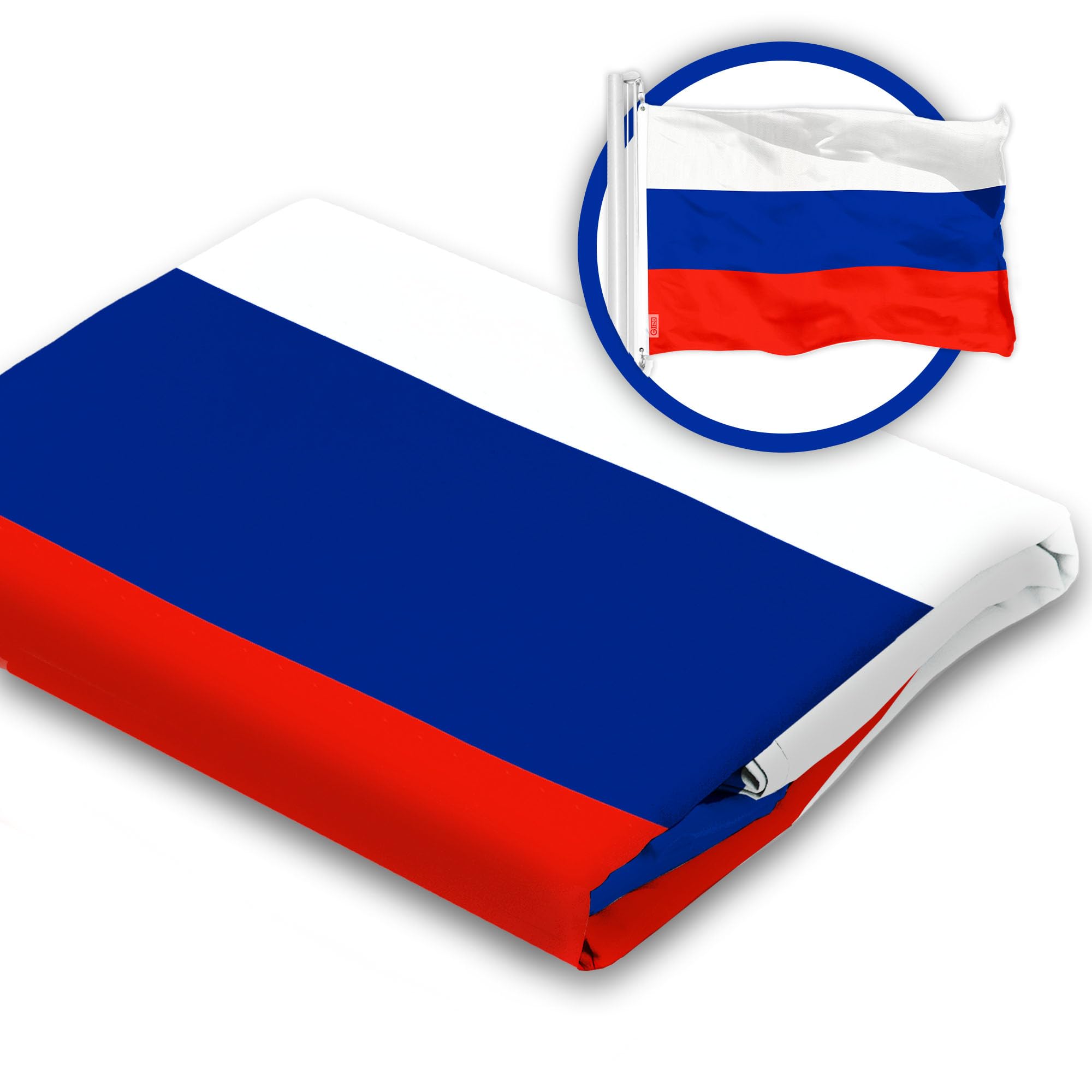 Amazon.com : G128 Russia Russian Flag | 3x5 Ft | LiteWeave Pro